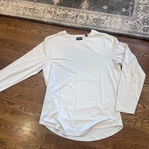 Mens Cuts Long Sleeve Curved Hem